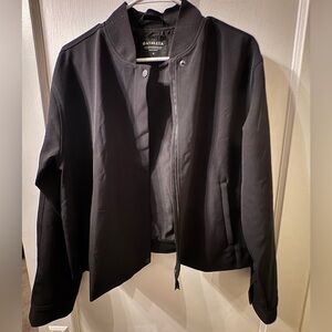 Athleta Women's Black Bomber Jacket